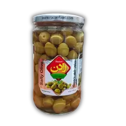 Radan Yellow Olives, Glass, 650g