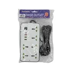 Yue Shun Power Outlet 6 Pin 3 Usb 3 Meter
