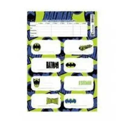Keskin Color Batman Lesson Program 3-Piece Student Labels