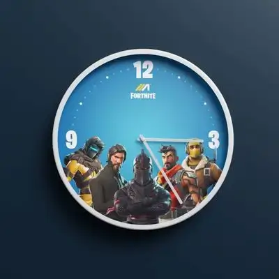 Gaming Wall Clock Fortnite