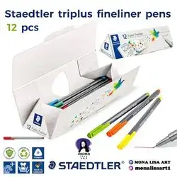 12 triplus fineliner 0.3mm-STAEDTLER