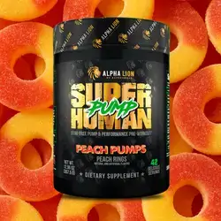 Alpha Lion Superhuman Pump Peach Pumps 42 servings