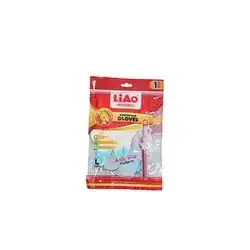 Liao Household Gloves Anti Slip Large Blue 1 Pair