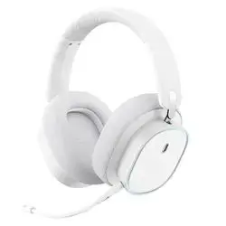 Baseus AeQur GH02 Wireless Gaming Headphones with Mic – Moon White