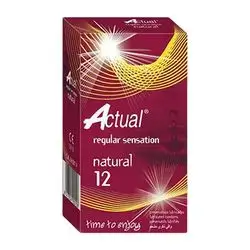 Actual Regular Sensation Natural 12 Condom