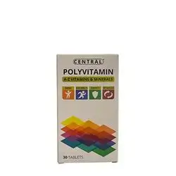 POLYVITAMIN (A-Z VITAMINS & MINERALS) 30 Tablets_CENTRAL