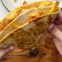 Fiery Crunchy Chicken Wrap
