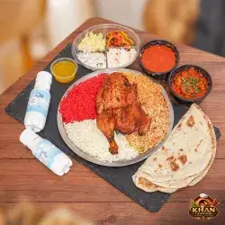 Half Chicken Mansaf Platter