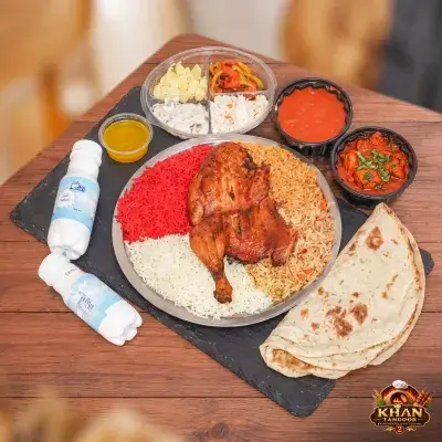 Half Chicken Mansaf Platter