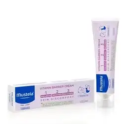 Mustela 123 Vitamin Barrier Nappy Cream 100ml