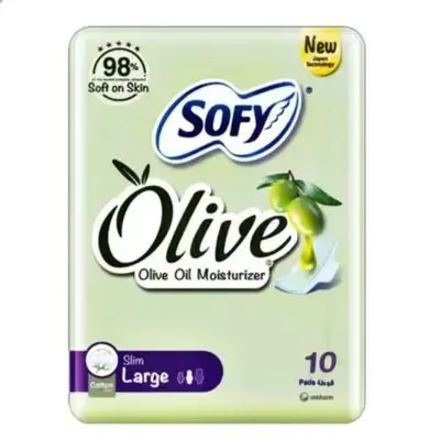 Sofy Olive Slim Large 10 Pads