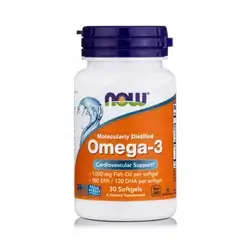 Now Omega-3 1000mg / 30 Softgel Capsules