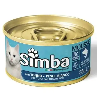 Simba Cat Mousse with Tuna and Ocean Fish 85g