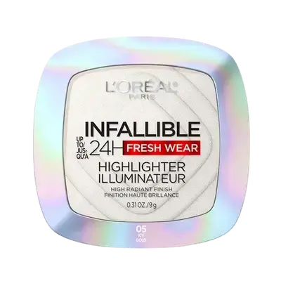 INFALLIBLE Fresh Wear 24H Highlighter Illuminator 05 ICY GOLD 9g _ L'OREAL PARIS