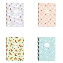 KESKIN COLOR NOTEBOOK A4 80SH LINED