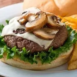 Meat Burger With Mushroom