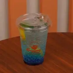 Blue Croissant Mojito