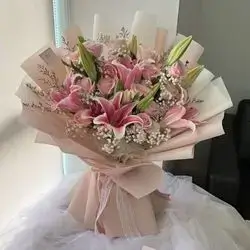 Pink Lily Bouquet & Mix Jbsofeelia