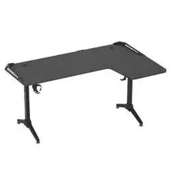 l-Shaped Desk R T418 Black - 160cm