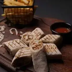 Cheese Chicken Burger Saj