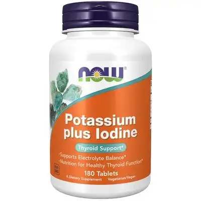 Now- potassium plus iodine-180tablets