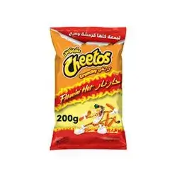 Cheetos Crunchy Flamin Hot Cheese Flavored Snack, 65g