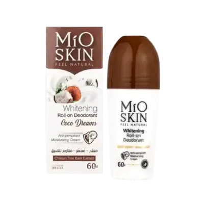 Whitening Roll On Deodorant Coco Dreams 60ml _ Mio Skin