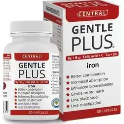 Central gentle plus iron 30 capsul