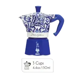 MOKA EXPRESS 3 CUPS D&G BLU MEDITERRANEO