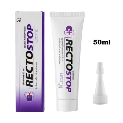 Recto Stop Ultra Against Hemorrhoids Ointment 50ml _ Pharmacy Lab