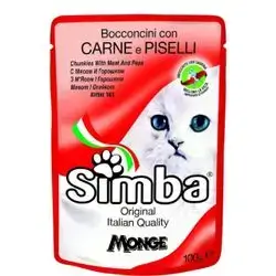 Simba Chunkies Meat & Peas 100g