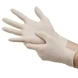 gloves white powder free