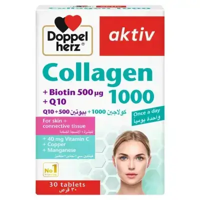 Collagen 1000 Collagen 1000 + Biotin 500 + Q10