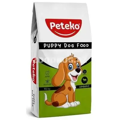 Peteko puppy dog food lamb & rice 15kg