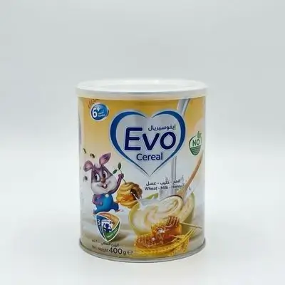 Evo cereal from 6 month wheat-milk-honey 400g