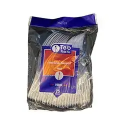 Fork Plastic 25Pcs
