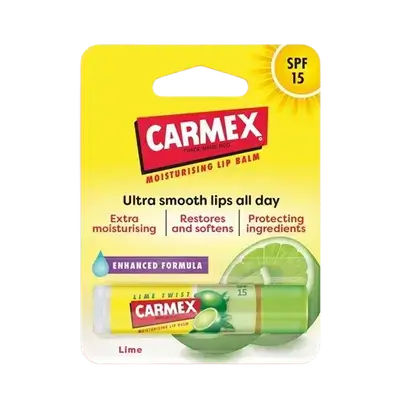 Moisturising Lip Balm Ultra Smooth Lips All Day SPF15 LIME 4.25g _ CARMEX