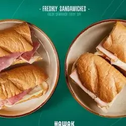 Mortadella&cheese sandwish