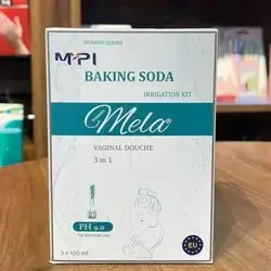 BAKING SODA IRRIGATION KIT MELA VAGINAL DOUCHE 3 IN 1 (PH 9.0) 3*100ML