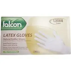 Falcon Gloves Latex Small 100pcs
