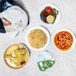 Fried Chicken Thigh With Bulgur