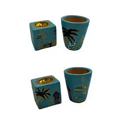 Tea Cup with Incense Burner, Baghdad Design, Set Price