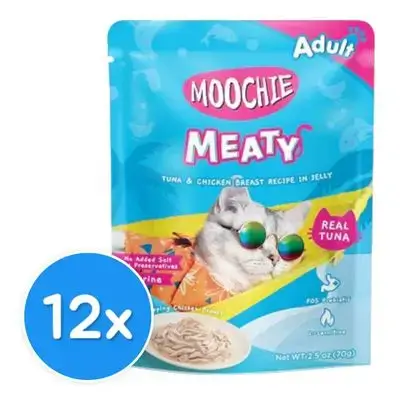 MOOCHIE - Tuna & Chicken Breast 70gx12