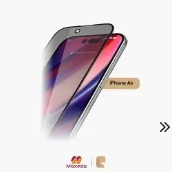 Moxedo Ultra Shield Privacy Glass Screen Protector 9H Hardness & Anti-Spy Auto-Align Applicator for iPhone Air