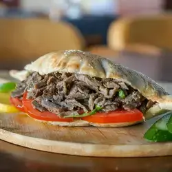 Iraqi Beef Shawarma Sandwich