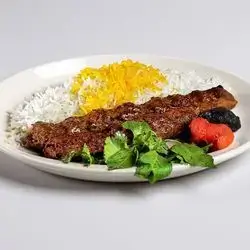 Rice And Spicy Kebab