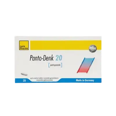 Panto-Denk (Pantoprazole 20mg) 28 Gastro-Resistant Tablets _ Denk Pharma