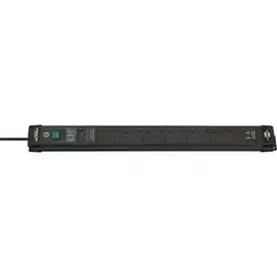 Extension Lead 6 Way +2 Usb With Surge Protection 3M
