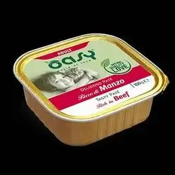 Oasy adult tasty pate rich in beef 100g
