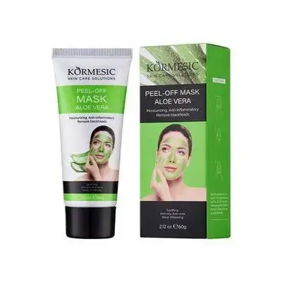 KORMESIC ALOE VERA PEEL-OFF MASK - 60g - Moisturizing, Anti-inflammatory Removes